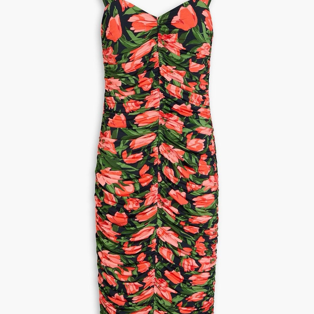 CAROLINA HERRERA
Ruched floral-print stretch-jersey midi dress - Picture 6 of 6